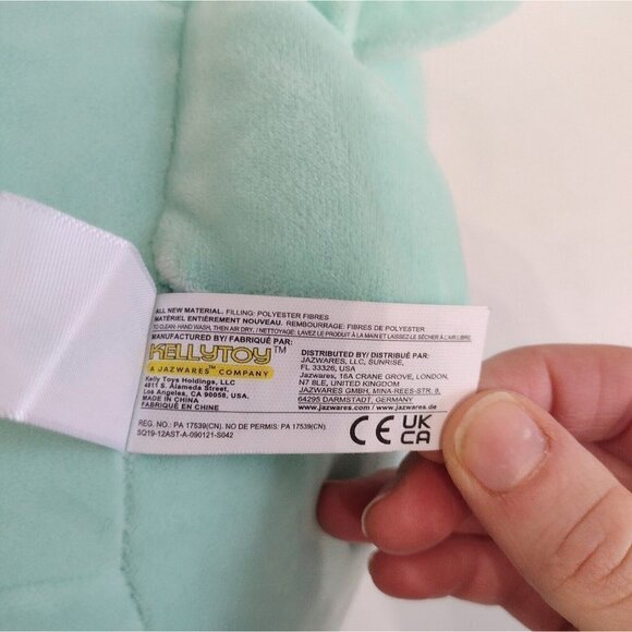 Squishmallow 14" Barnes Sea Turtle Mint Green Plush Stuffed Animal - Picture 5 of 6